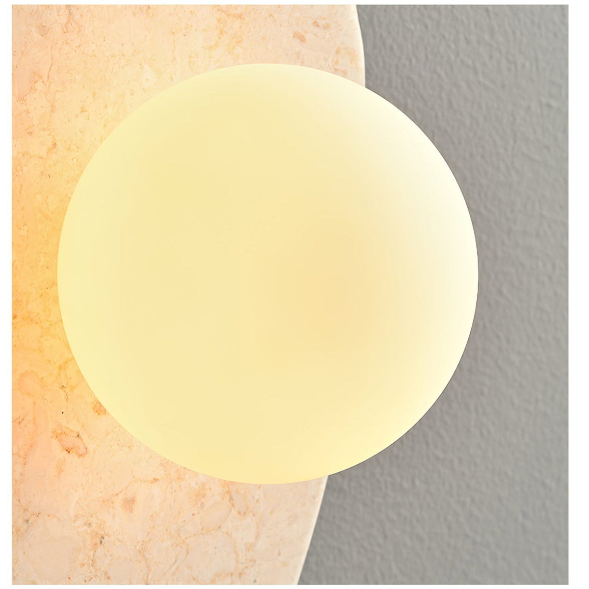 Pebble Rustic Marmor Wandleuchte