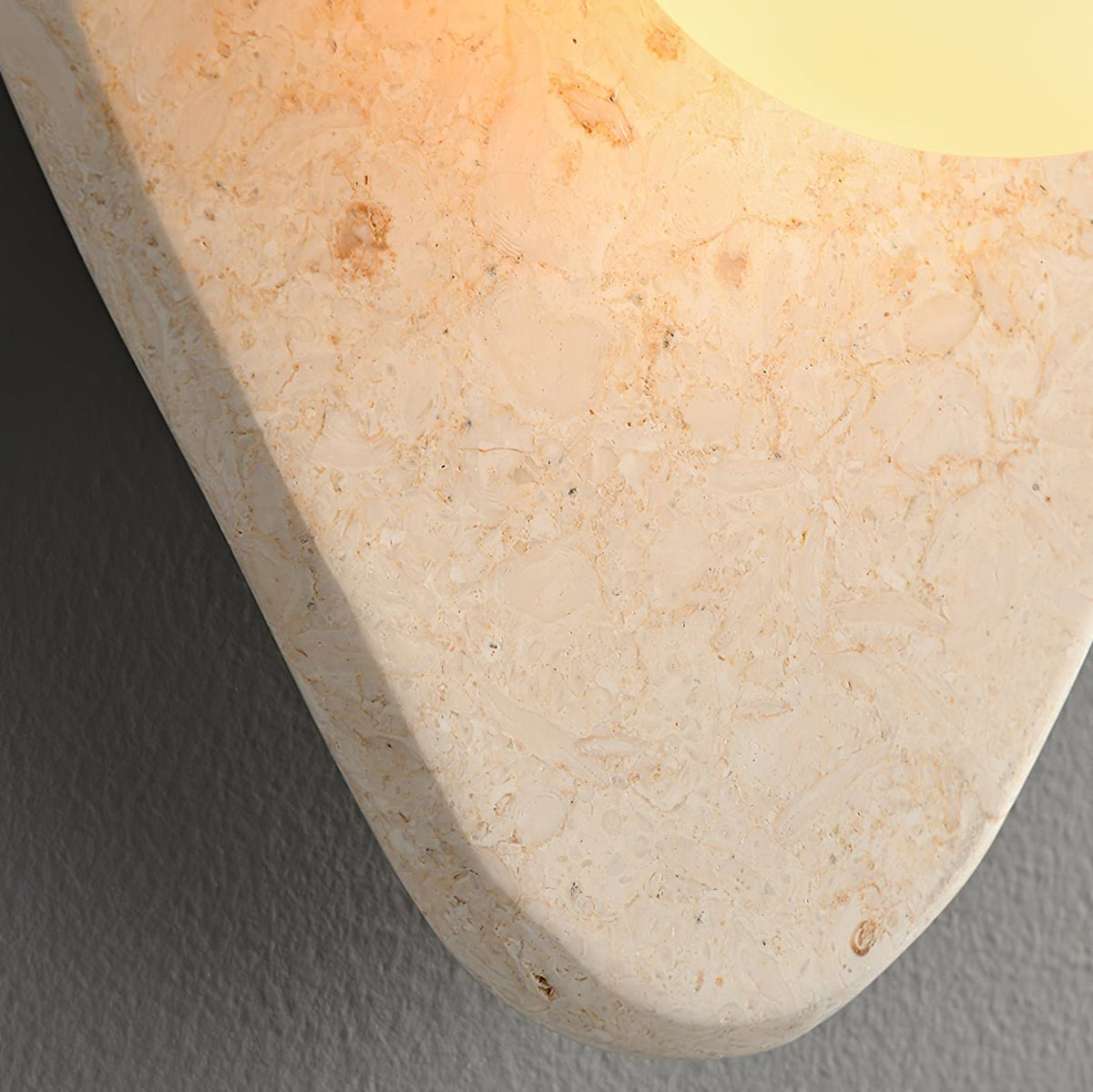 Pebble Rustic Marmor Wandleuchte