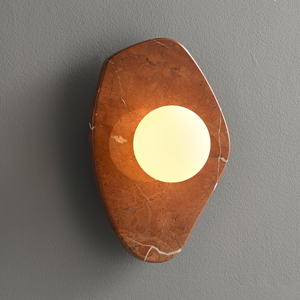 Pebble Rustic Marmor Wandleuchte