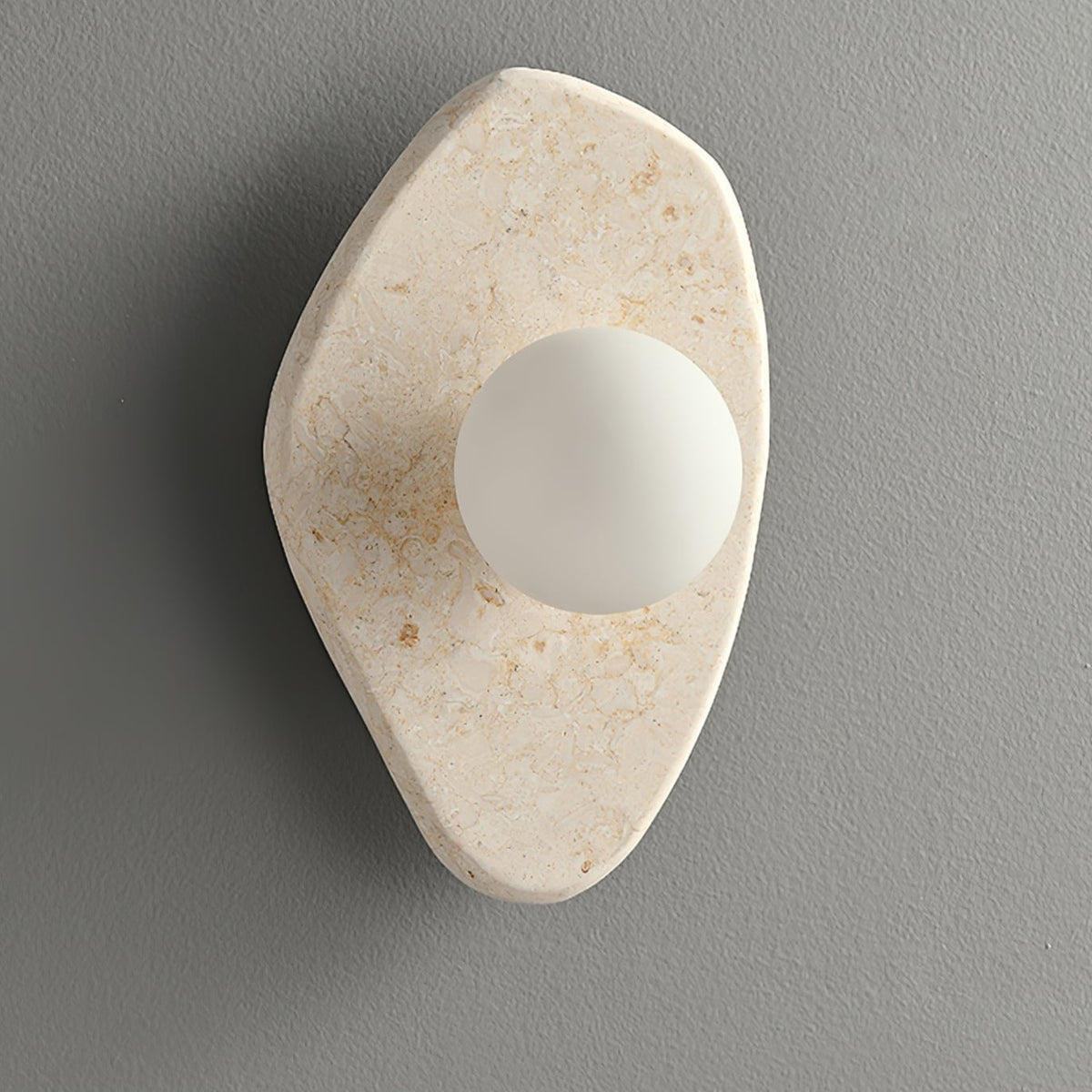 Pebble Rustic Marmor Wandleuchte