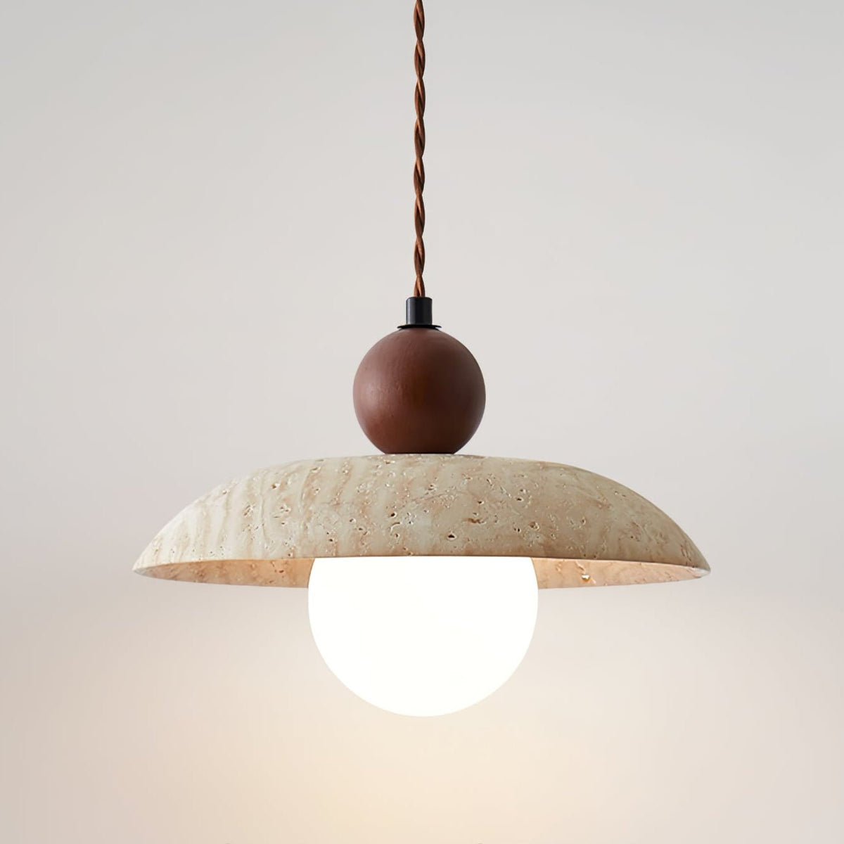 Nerix Travertine Pendelleuchte