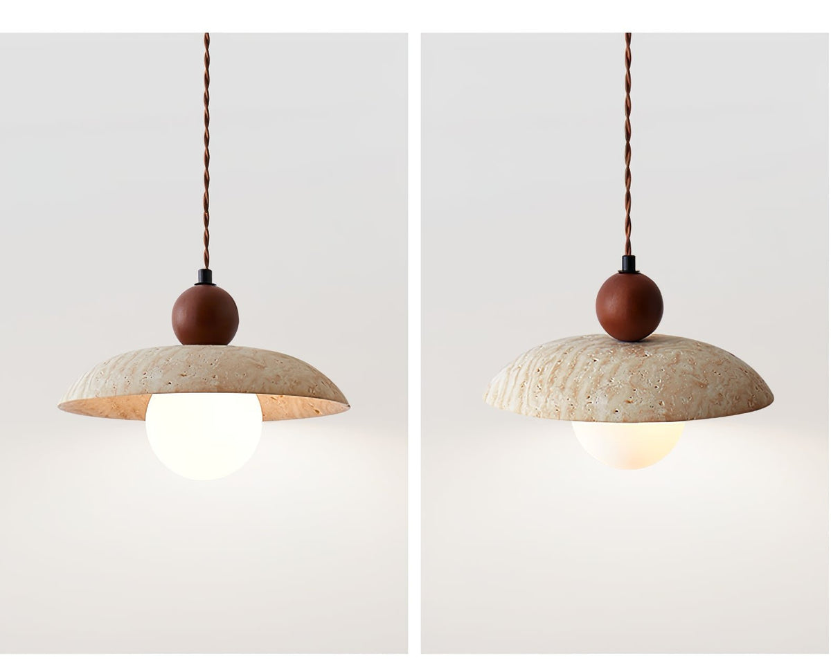 Nerix Travertine Pendelleuchte