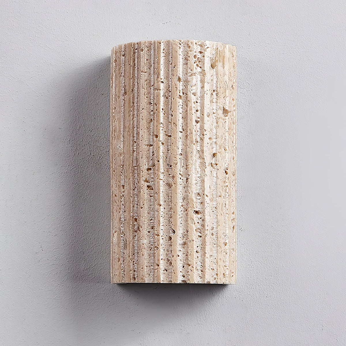 Sysilion Travertine-Wandleuchte