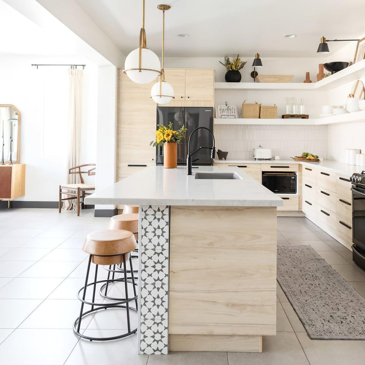 Brandonis moderne Pendelleuchte aus Glas