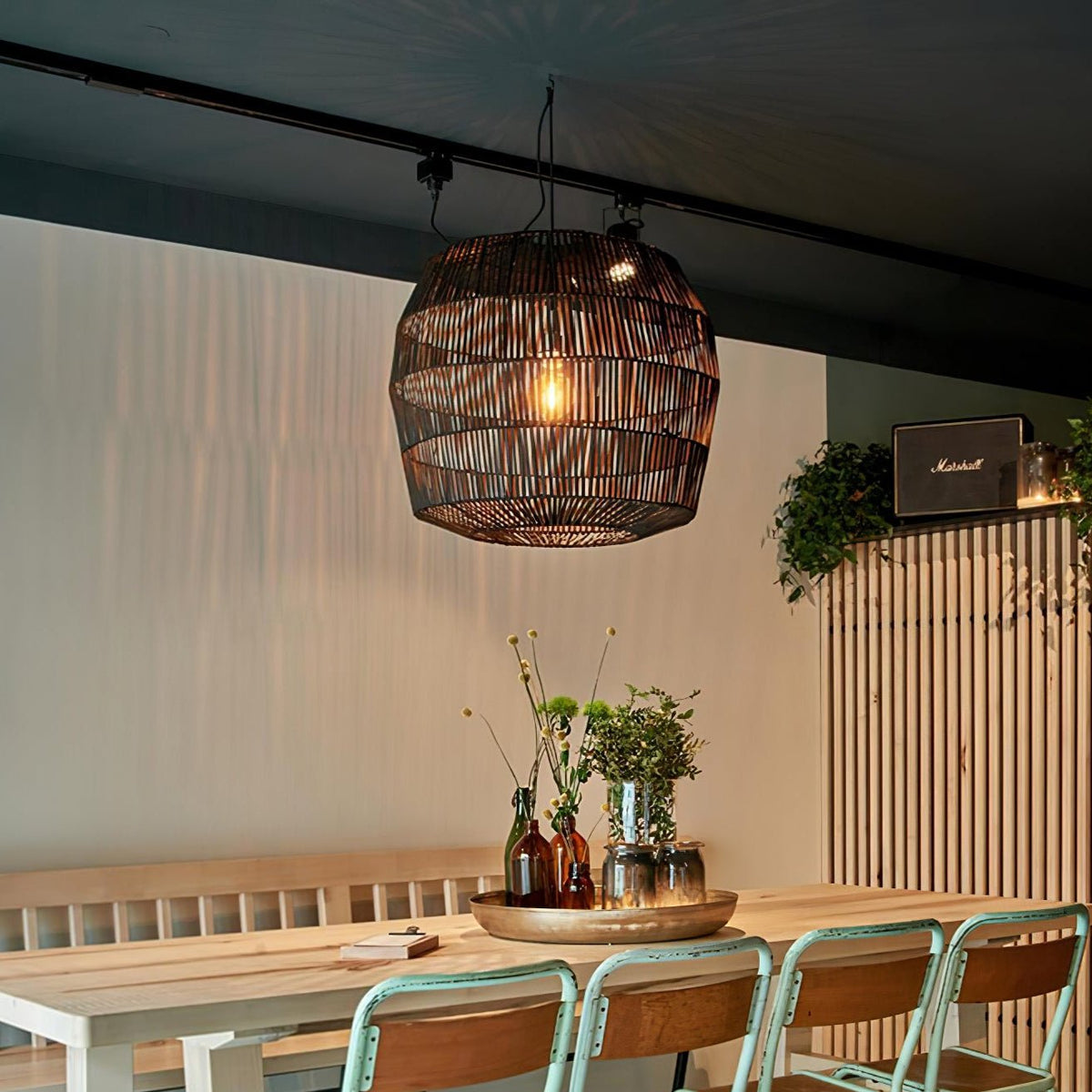 Cucarel Rattan Pendelleuchte