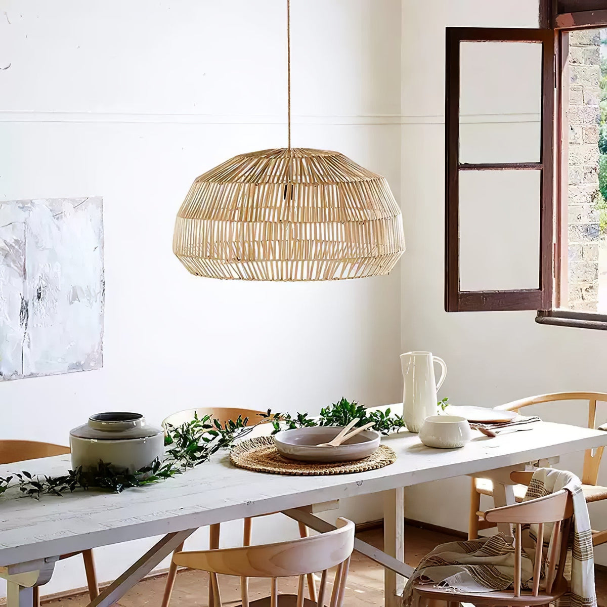 Cucarel Rattan Pendelleuchte