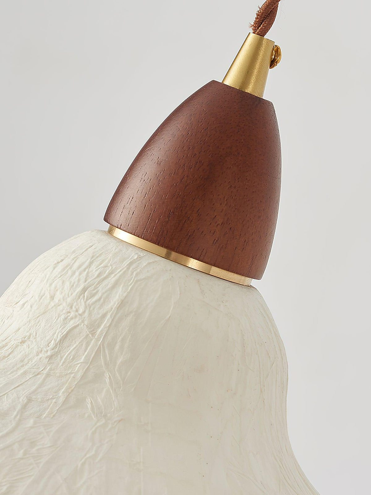 Locan Papier- & Holz-Pendelleuchte