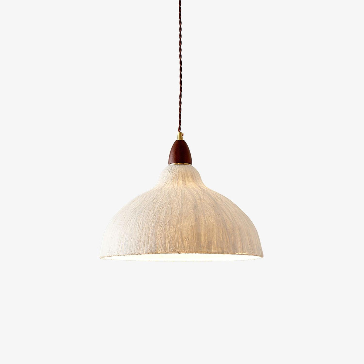Locan Papier- & Holz-Pendelleuchte