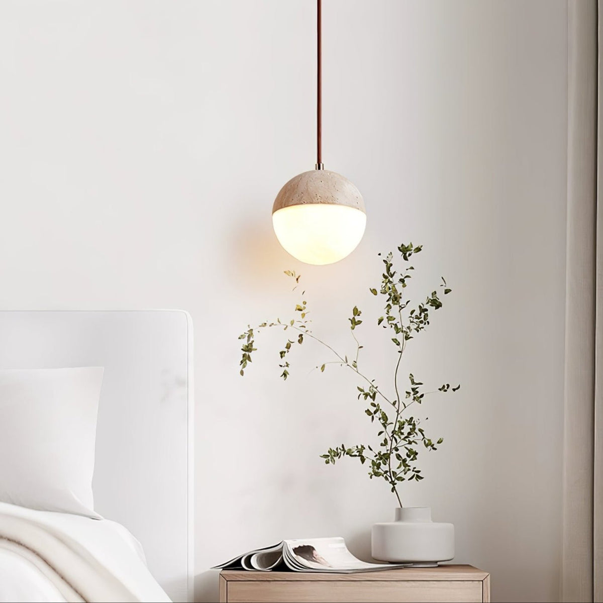 Vendrick Travertine Pendelleuchte