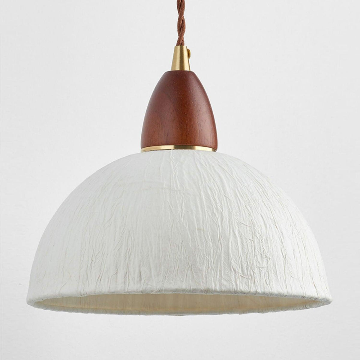Vitheos Elegance Walnuss-Holz Wandleuchte in natürlicher Farbe