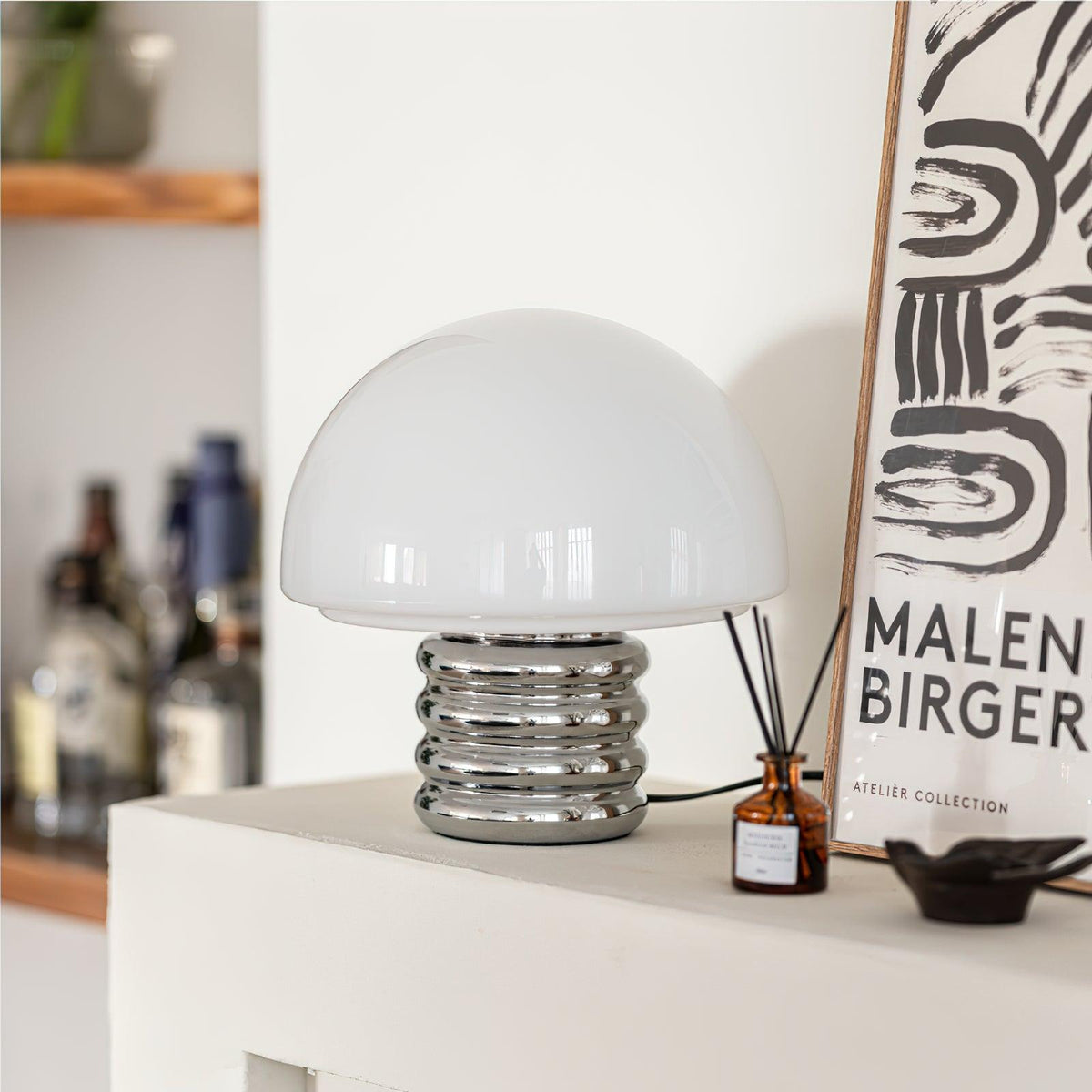 Ortvin Minimalistische Tischleuchte aus Glas