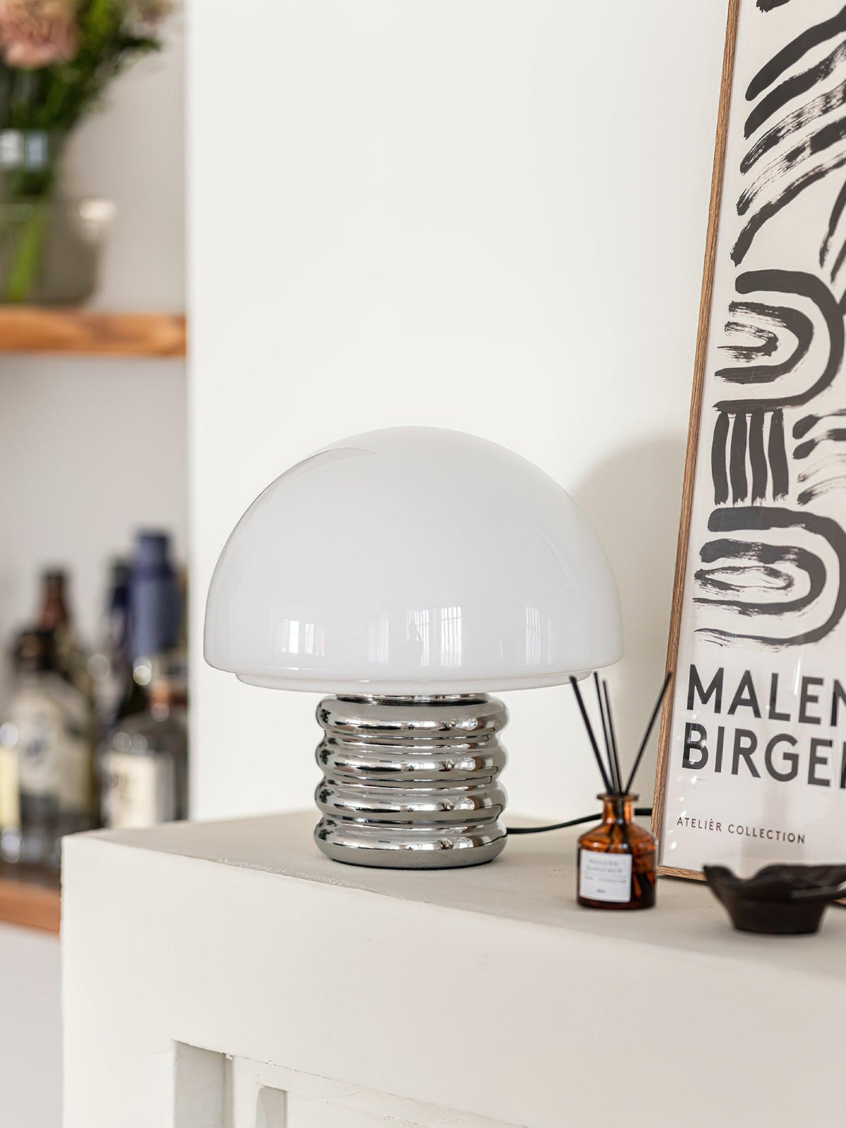 Ortvin Minimalistische Tischleuchte aus Glas