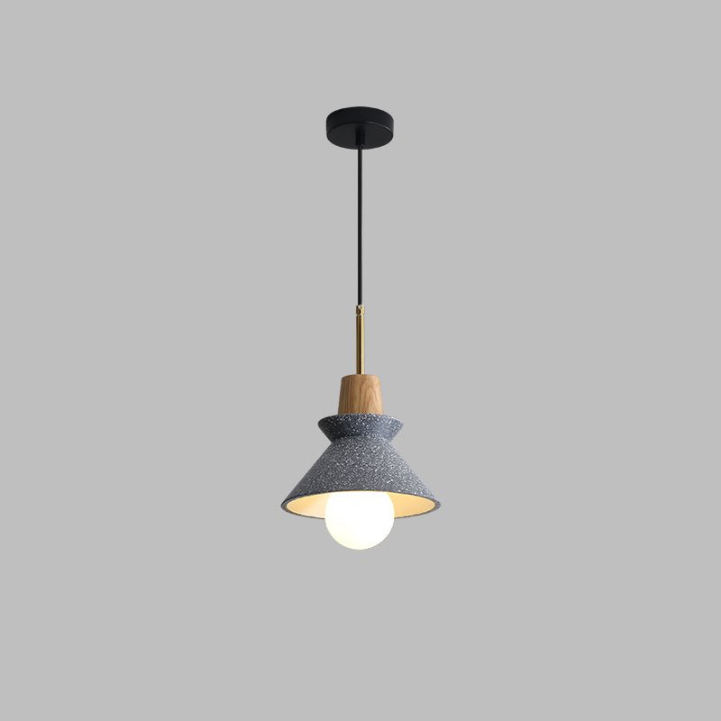Revelo Pendelleuchte Holz Raum nordisch minimalistisch