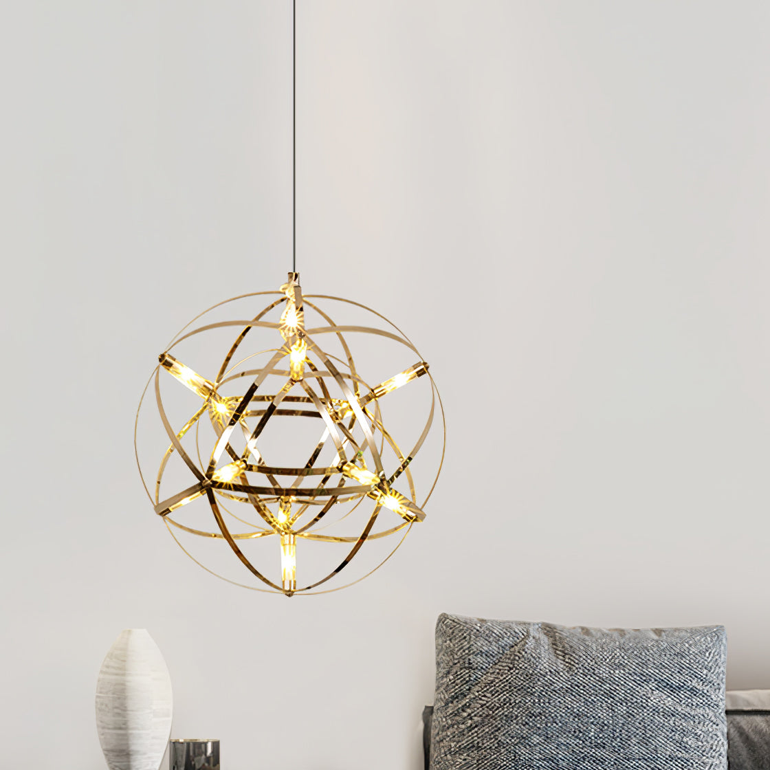 Sylvarin Gold Spark Ball Pendelleuchte