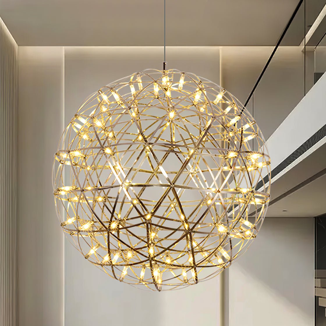 Sylvarin Gold Spark Ball Pendelleuchte