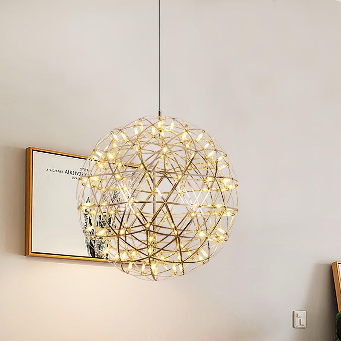 Sylvarin Gold Spark Ball Pendelleuchte