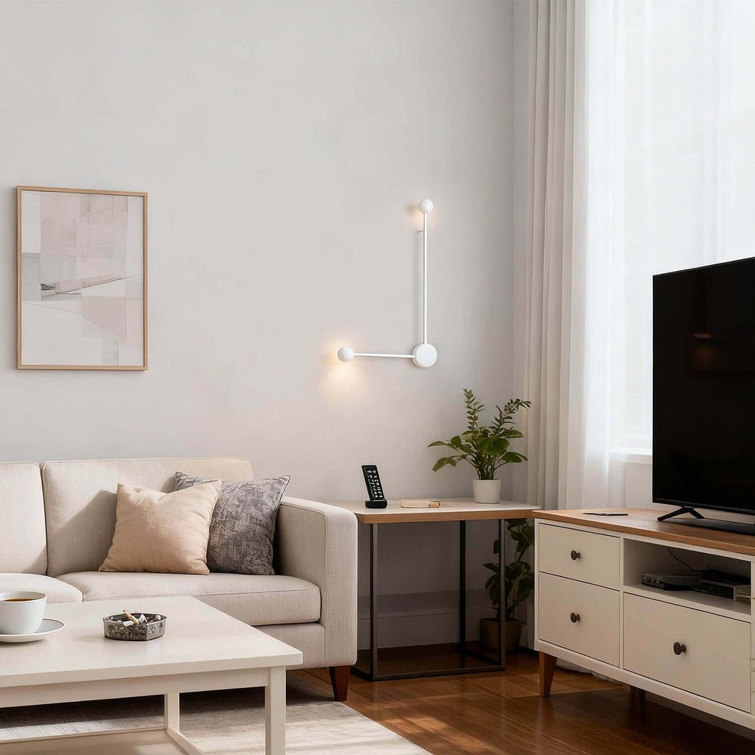 Sphere-on-Stem LED Wandleuchte