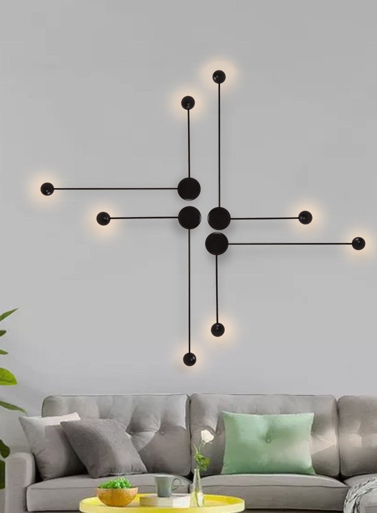Sphere Wandleuchte mit LED-Stiel