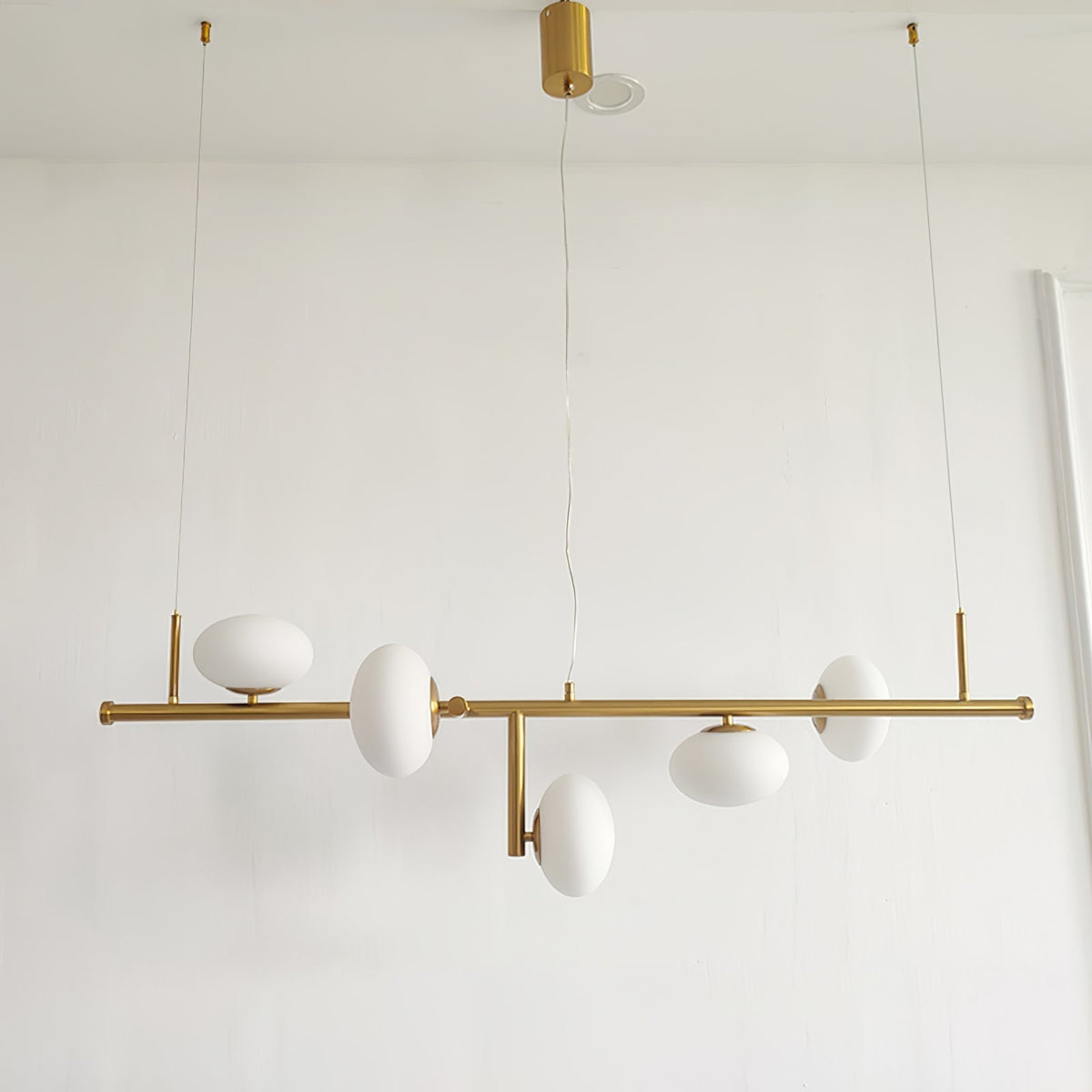 Balance Kronleuchter aus Glas im modernen Stil