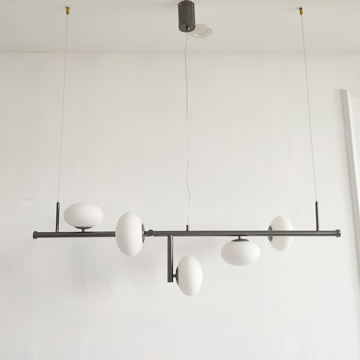 Balance Kronleuchter aus Glas im modernen Stil