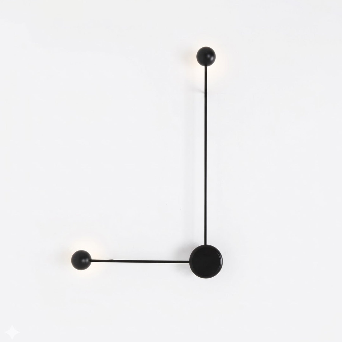Sphere Wandleuchte mit LED-Stiel