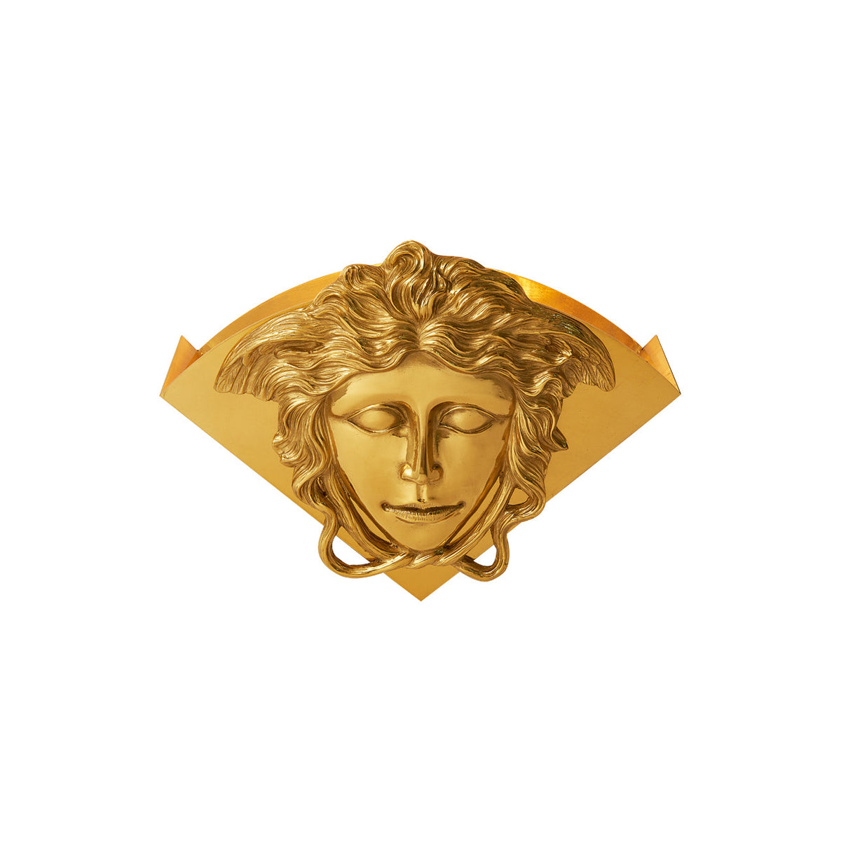 Sphinx Messing-Wandleuchte