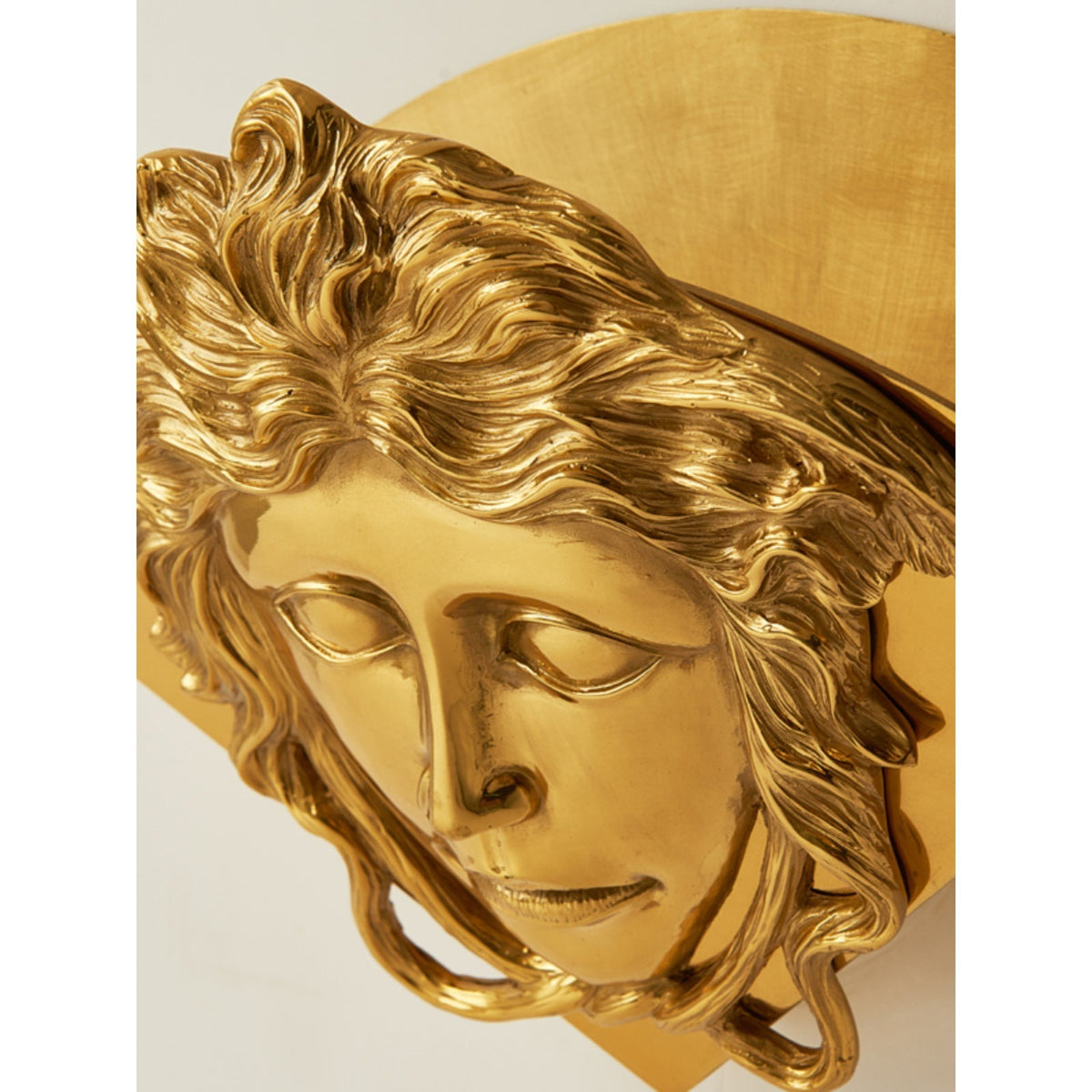 Sphinx Messing-Wandleuchte