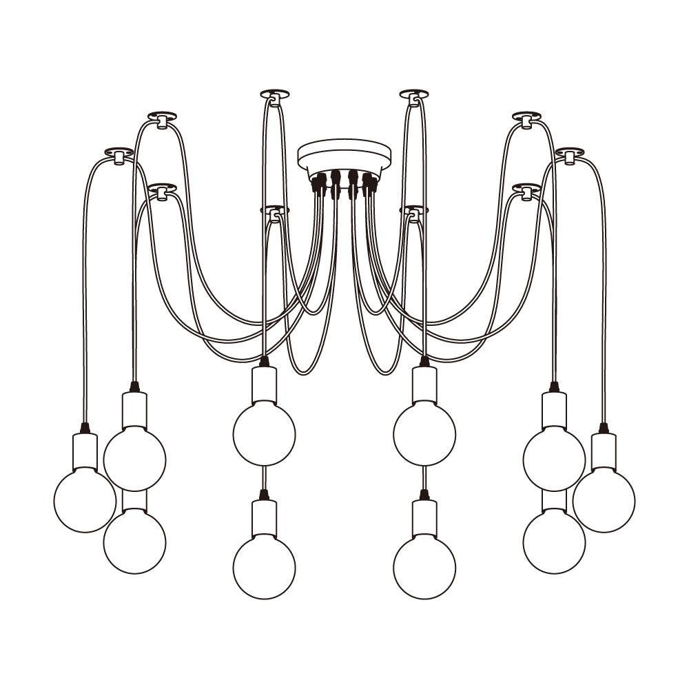 Soruora Kronleuchter Spider Cable Industrial