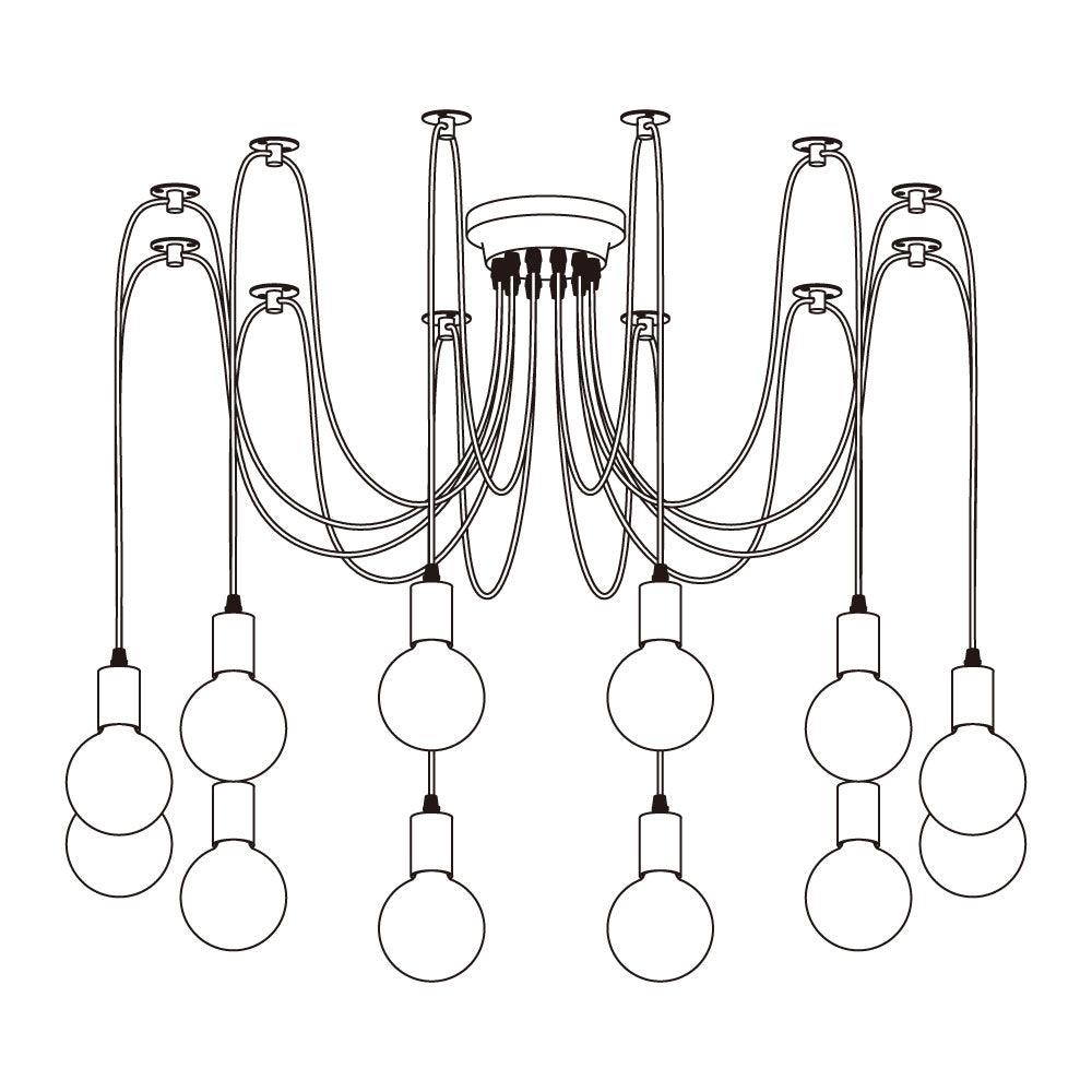 Soruora Kronleuchter Spider Cable Industrial