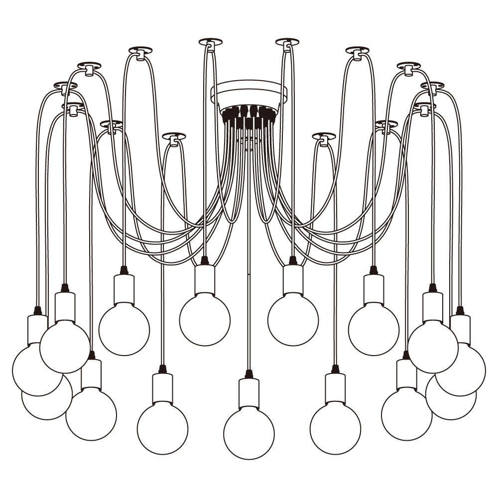 Soruora Kronleuchter Spider Cable Industrial