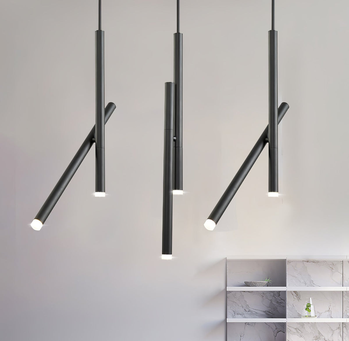 Imogen Minimalistische lineare Pendelleuchte