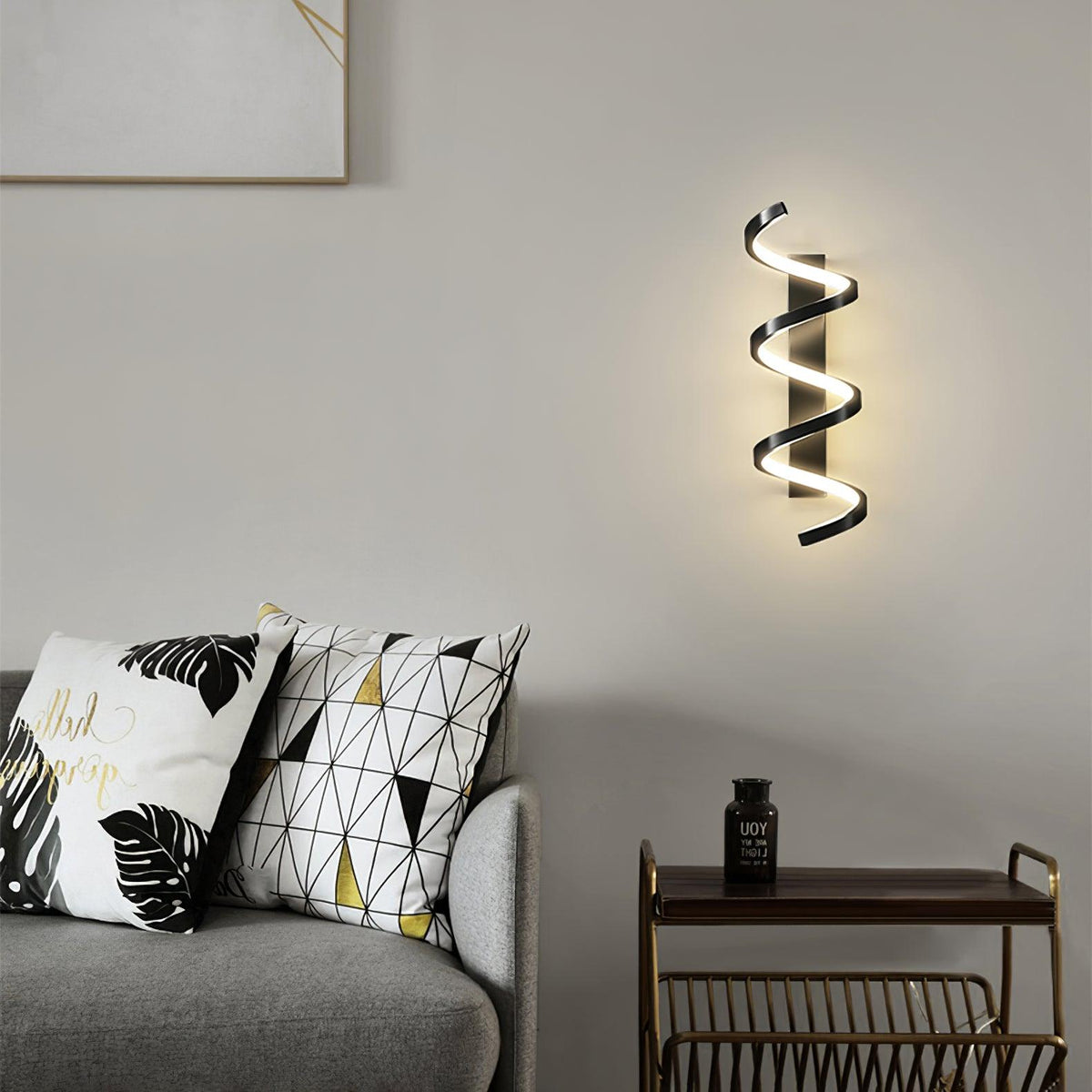 Asilion zeitgenössische Wandleuchte skandinavisch Art Spiral