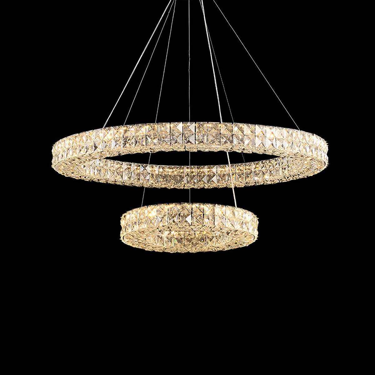Luxerian Kronleuchter Kristallring Spiridon Luxe