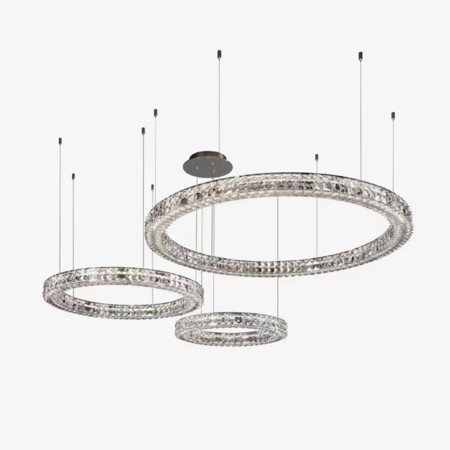 Luxerian Kronleuchter Kristallring Spiridon Luxe