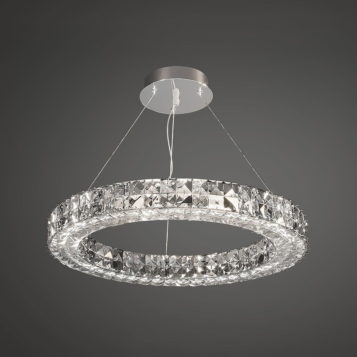 Luxerian Kronleuchter Kristallring Spiridon Luxe