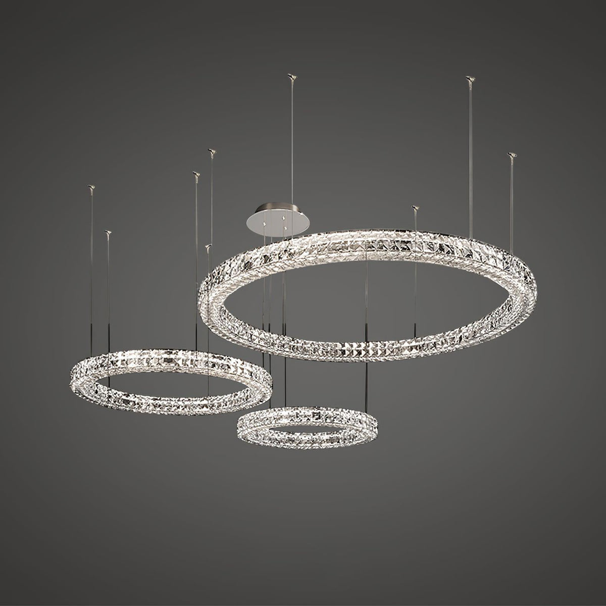 Luxerian Kronleuchter Kristallring Spiridon Luxe