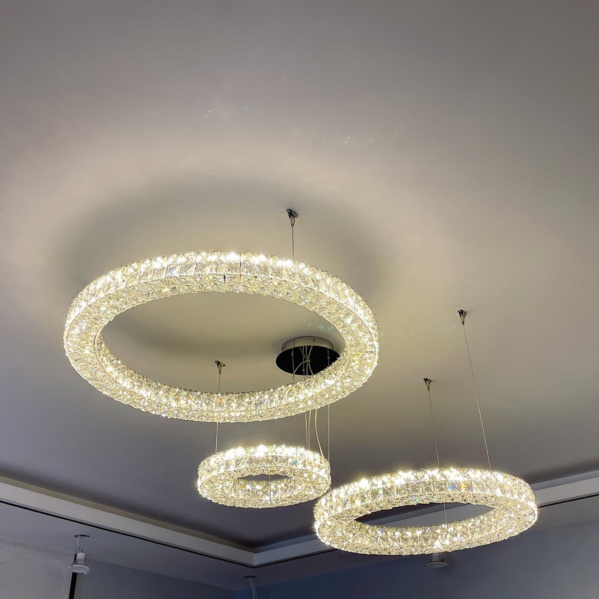 Luxerian Kronleuchter Kristallring Spiridon Luxe