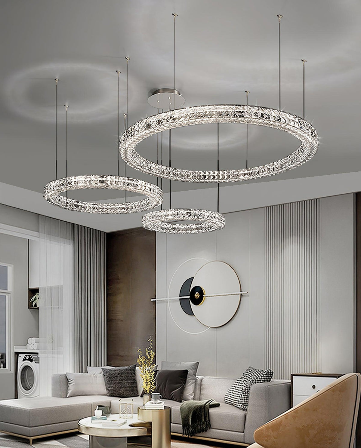 Luxerian Kronleuchter Kristallring Spiridon Luxe