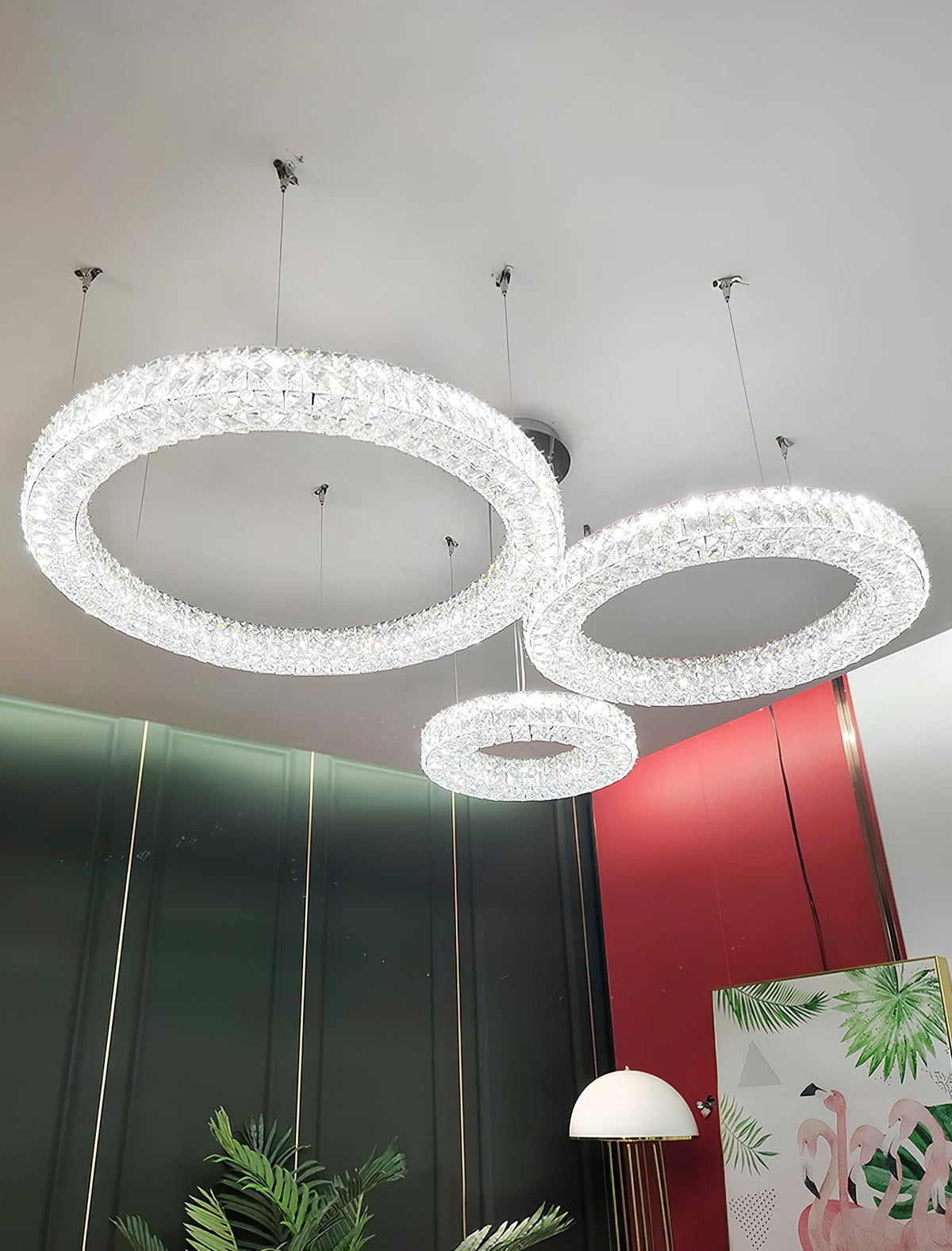 Luxerian Kronleuchter Kristallring Spiridon Luxe