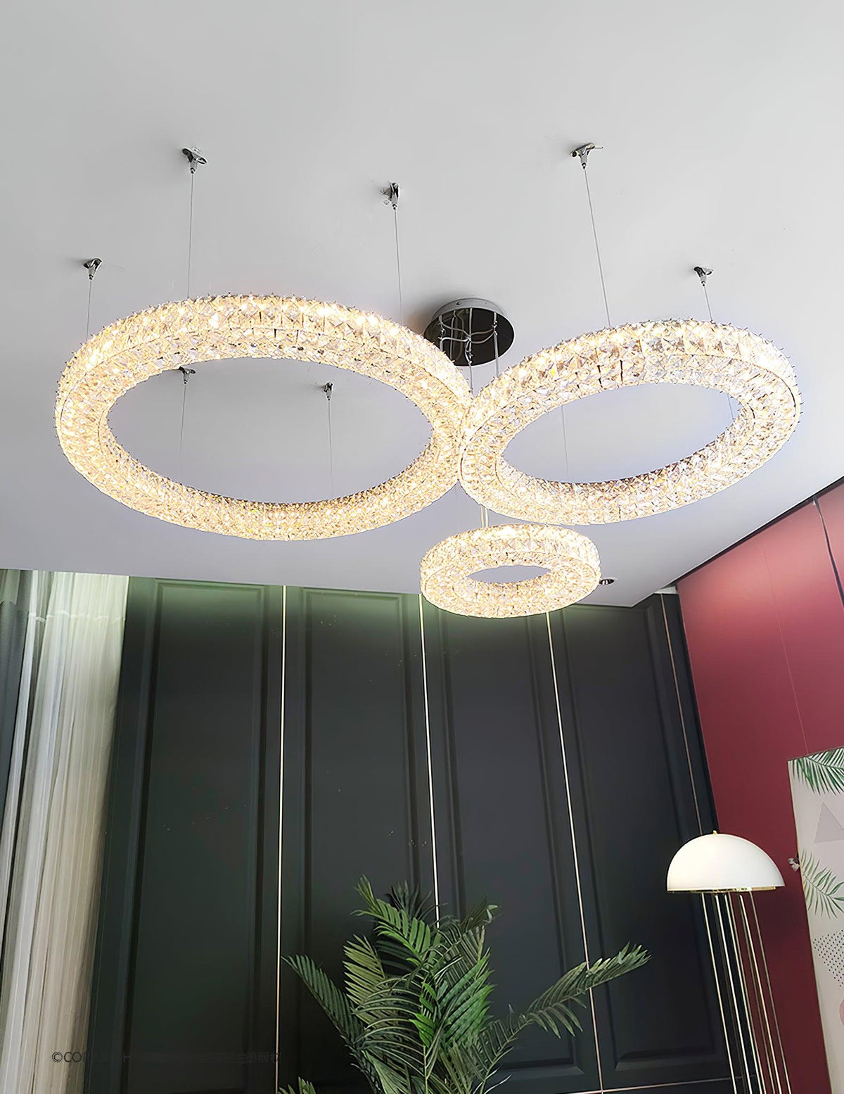 Luxerian Kronleuchter Kristallring Spiridon Luxe