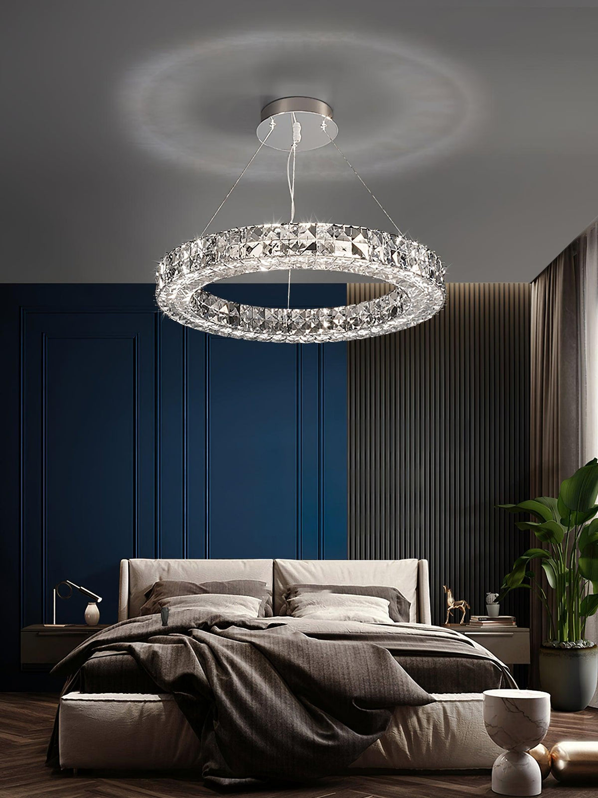 Luxerian Kronleuchter Kristallring Spiridon Luxe