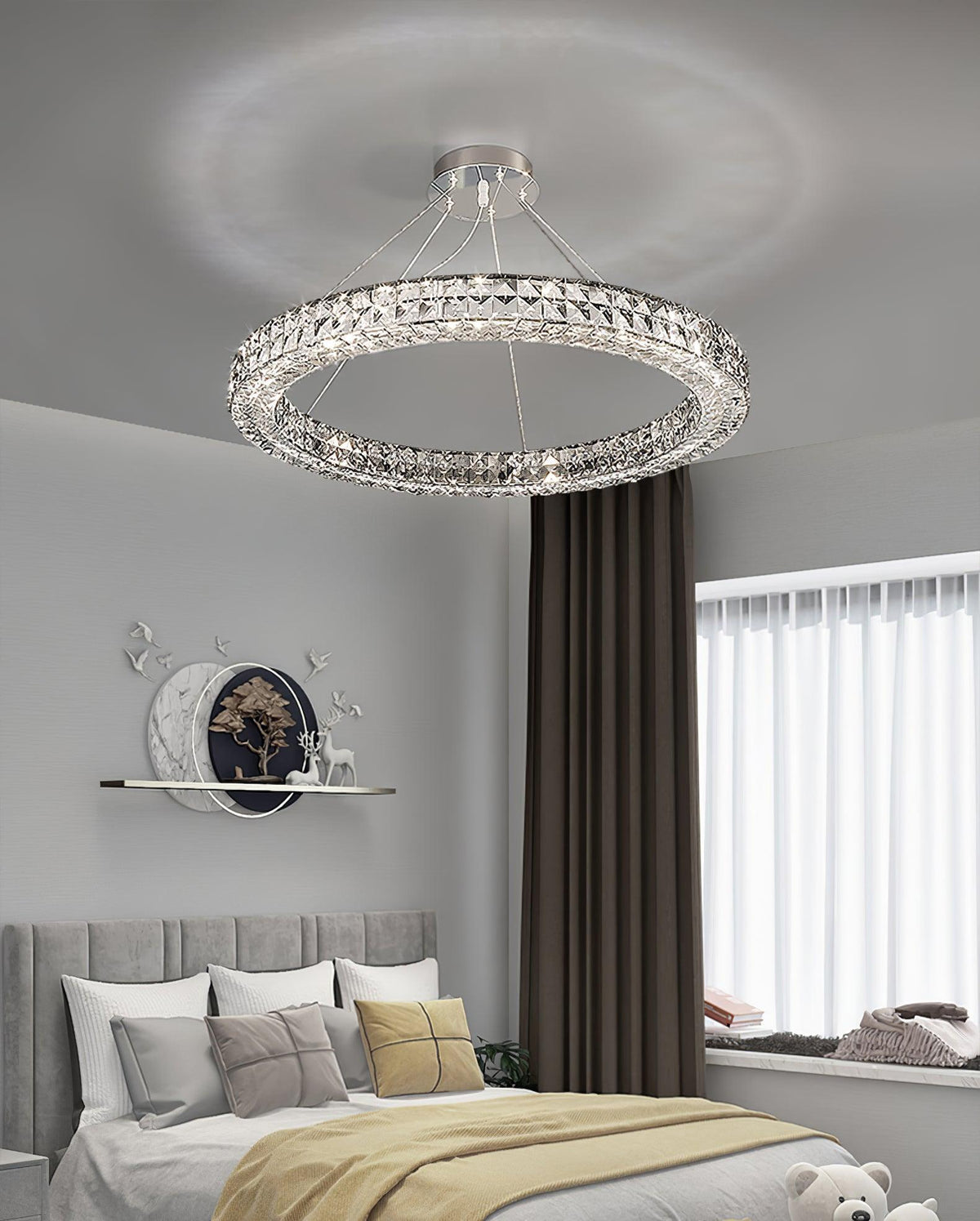 Luxerian Kronleuchter Kristallring Spiridon Luxe