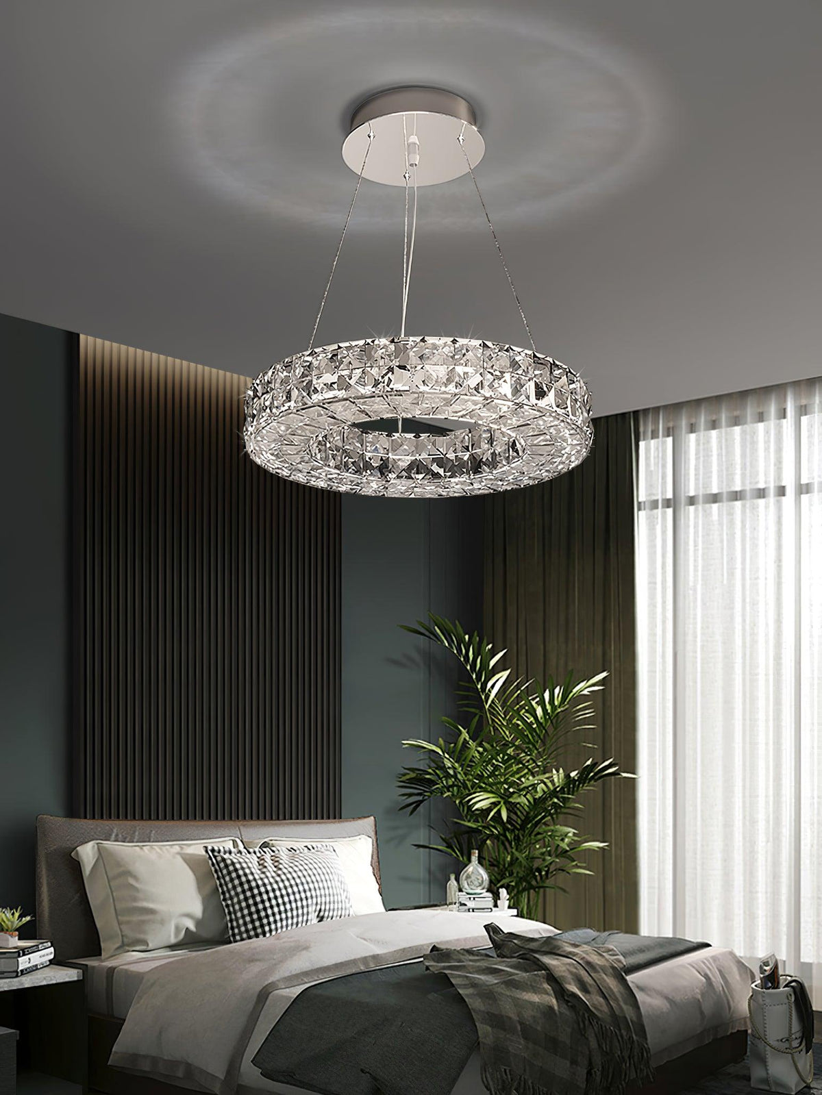 Luxerian Kronleuchter Kristallring Spiridon Luxe