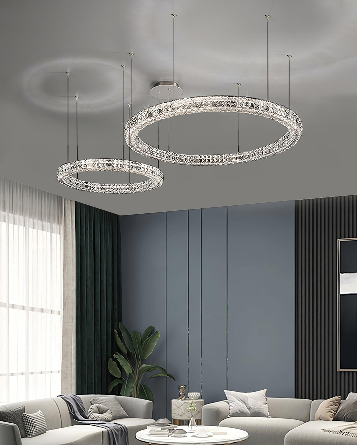 Luxerian Kronleuchter Kristallring Spiridon Luxe
