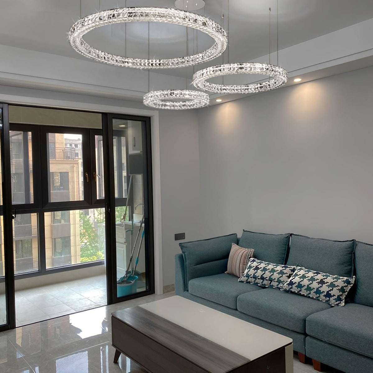 Luxerian Kronleuchter Kristallring Spiridon Luxe