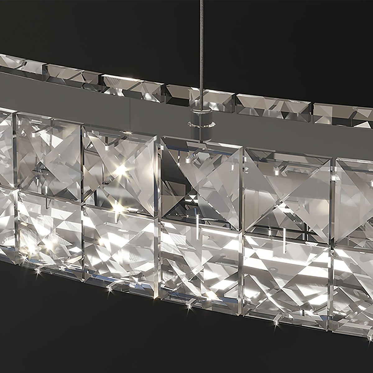Luxerian Kronleuchter Kristallring Spiridon Luxe
