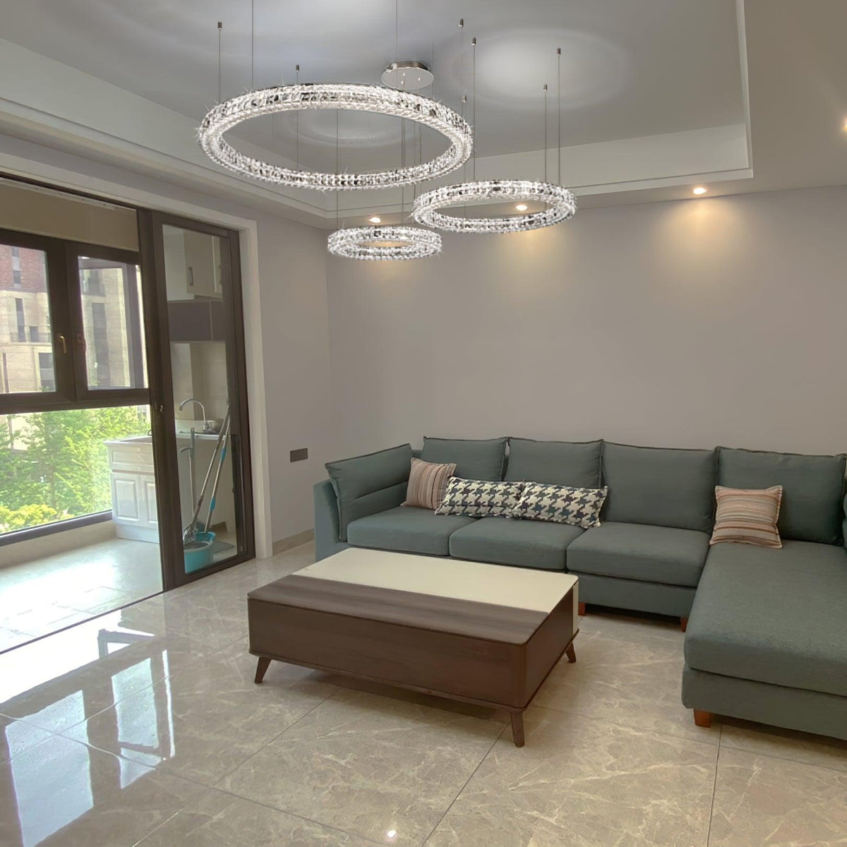Luxerian Kronleuchter Kristallring Spiridon Luxe