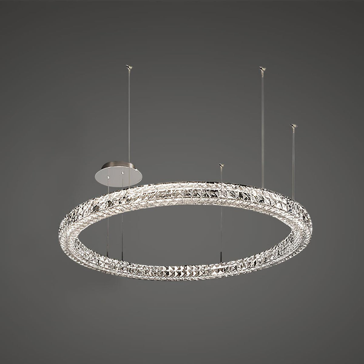 Luxerian Kronleuchter Kristallring Spiridon Luxe