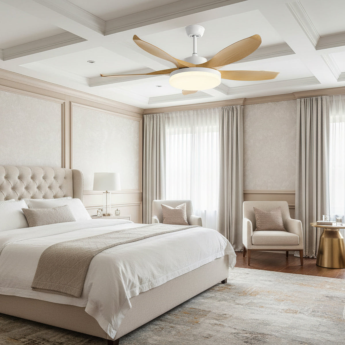 Liororeria Deckenventilator mit Beleuchtung