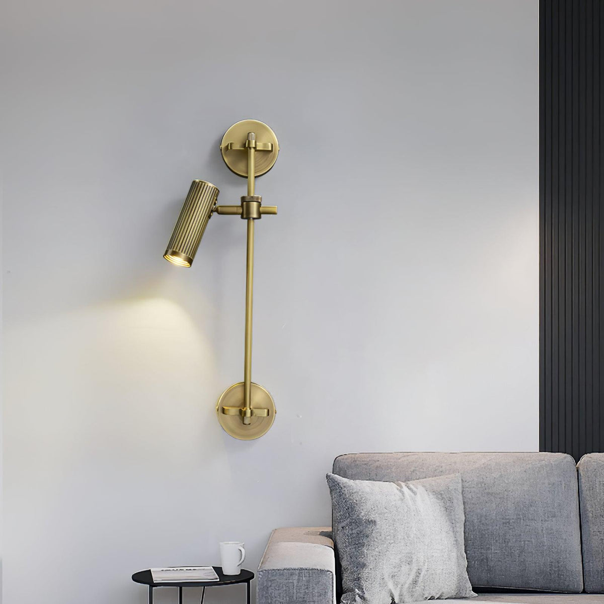 Kirixel Industrielle Wandleuchte aus Messing